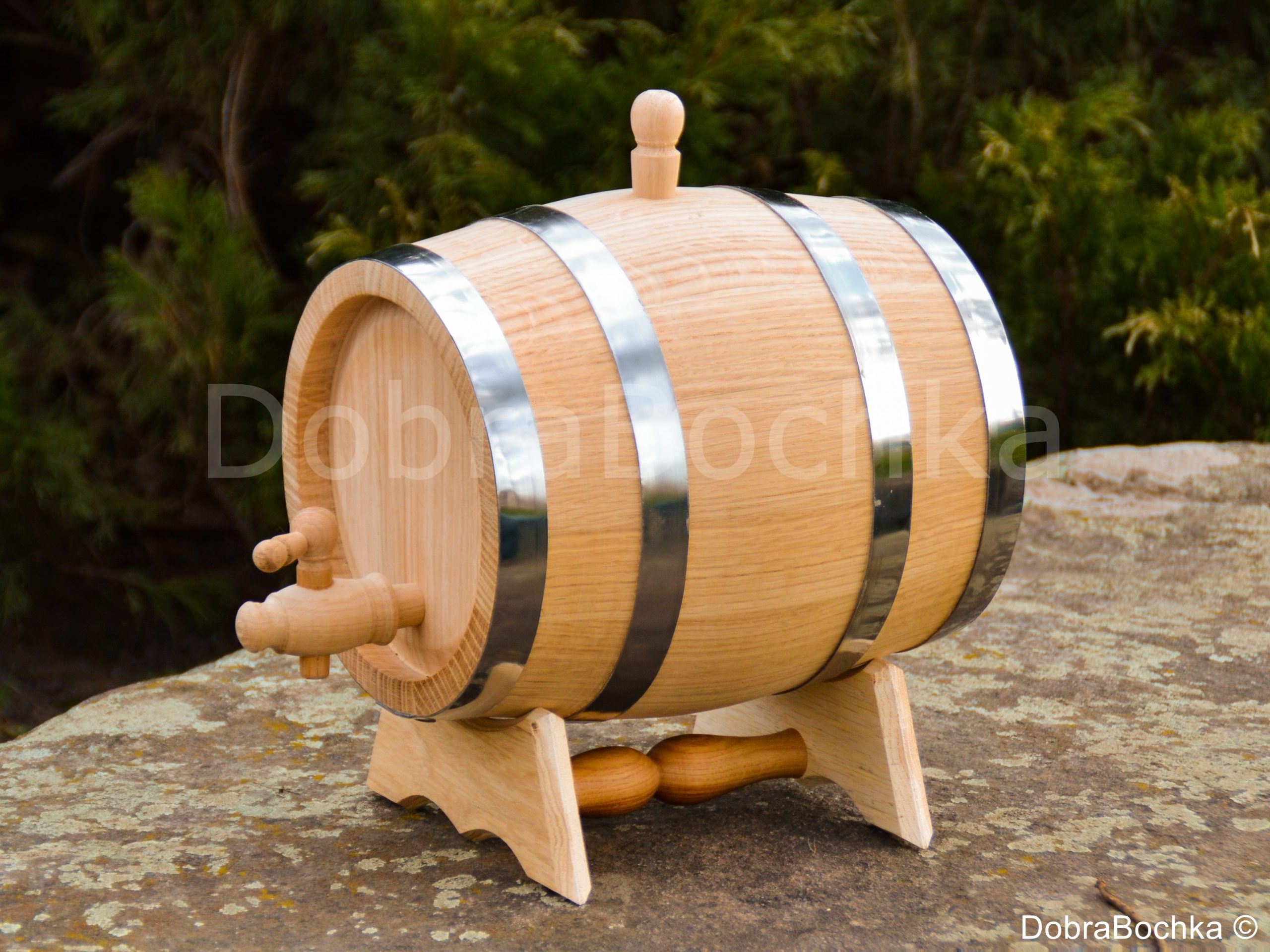 Бочка дубовая 3л для выдержки напитков #1 — изображение 4