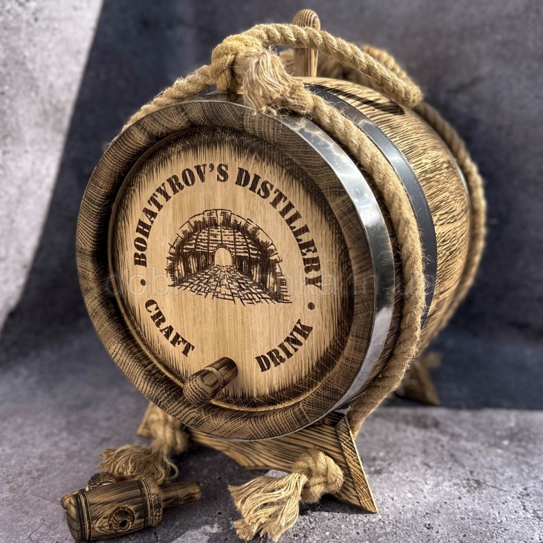 Дубовая бочка 10л для выдержки напитков #5 — изображение 5