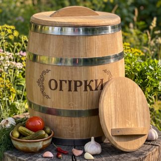 Дубовая бочка для солений на 30л