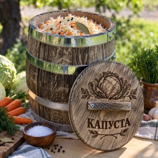 Дубова бочка для соління 10л "під старовину"